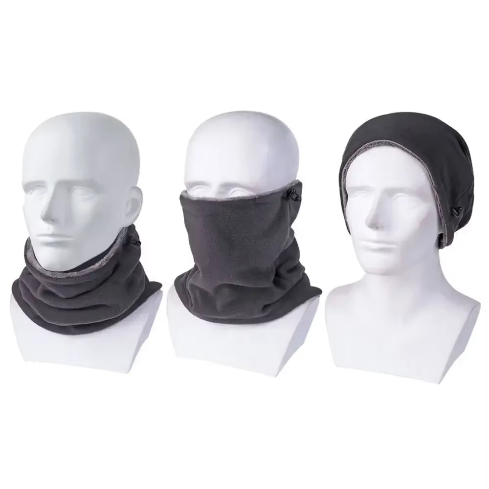 Winter Motorcyclewarm Mask Men Women Fleece Neck Outdoor Warmer Windproof Scarf Camping Hiking Balaclava Cycling Face Mask