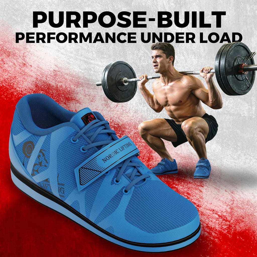Powerlifting Shoes for Heavy Weightlifting - Men'S Squat Shoe - MEGIN
