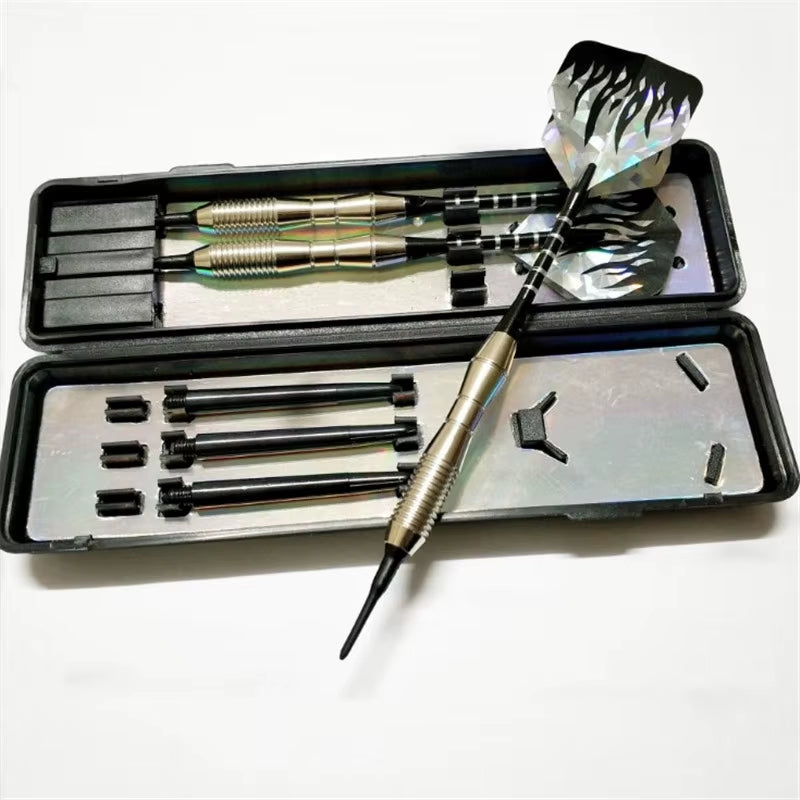 Professional Electronic Soft Tip Darts 18G Darts with Aluminum Alloy Shaft Purple Color