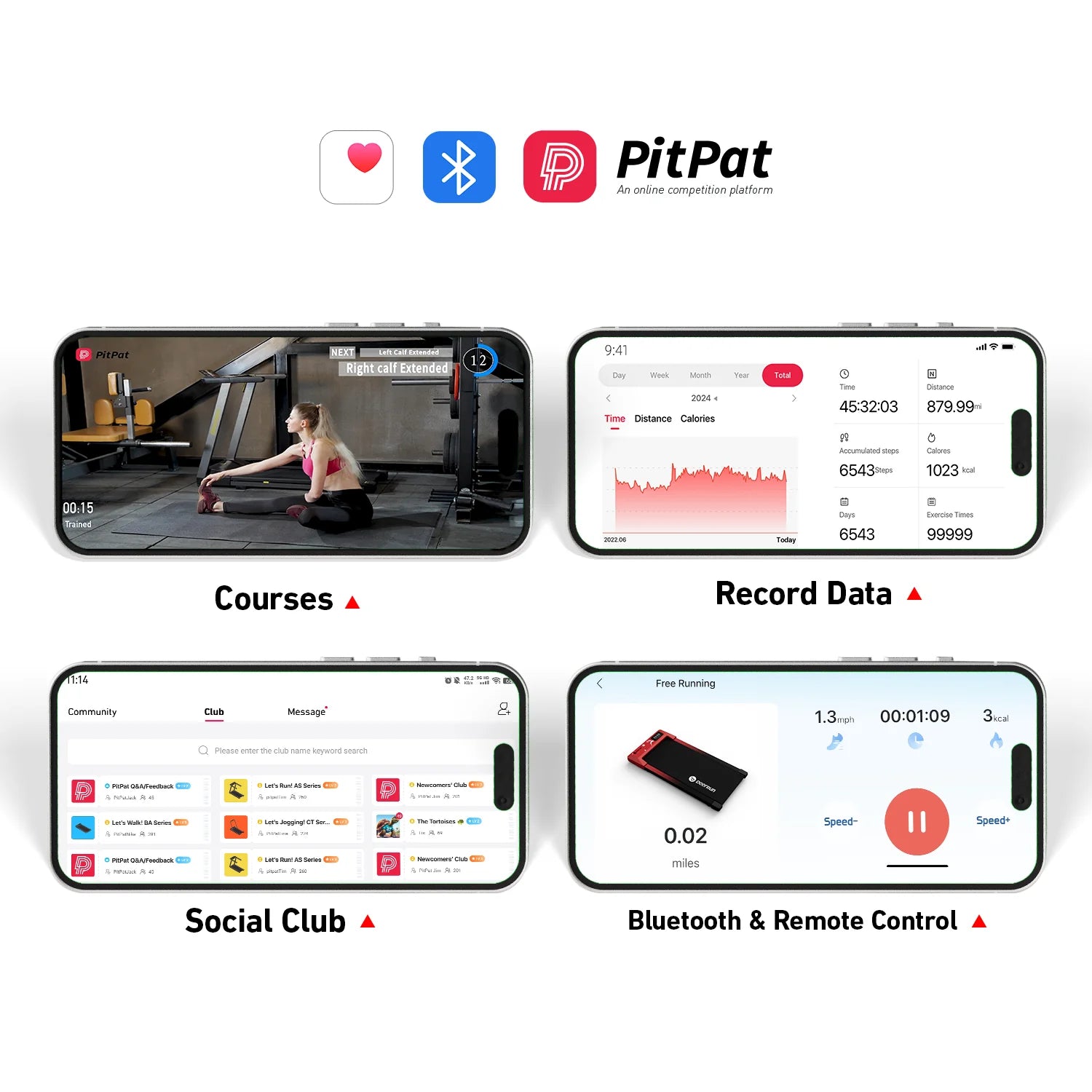 Deerrun Q1 Urban Mini Under-Desk Treadmill with Remote Control