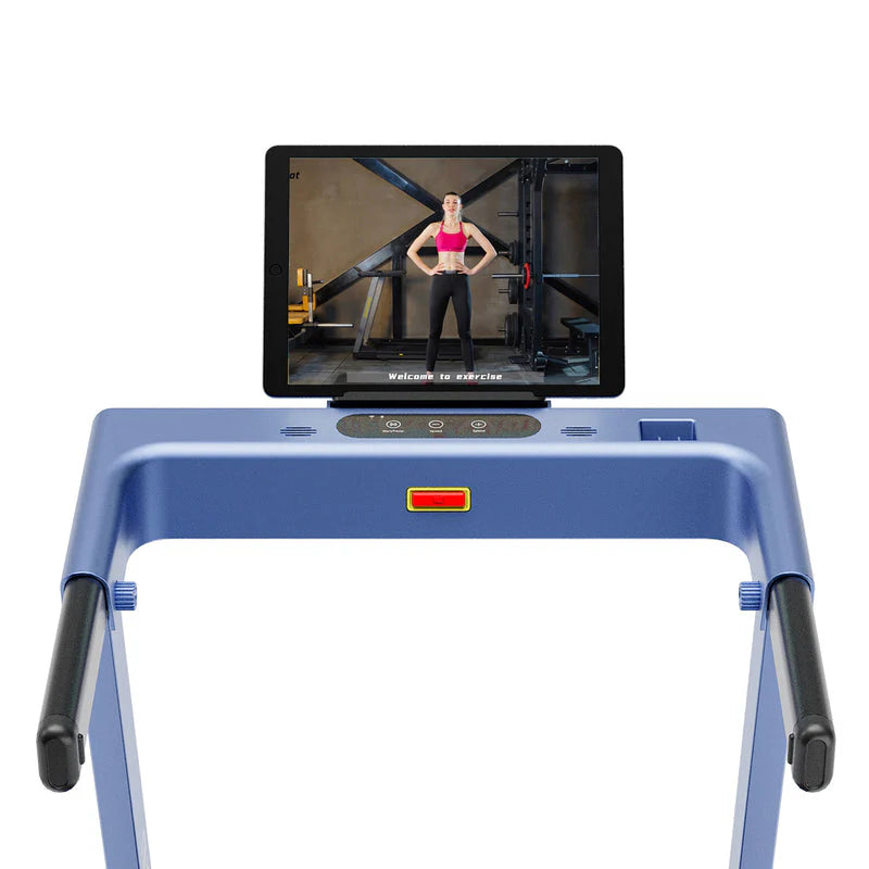 Deerrun All-New 2026 A1 Pro Move+ 6% Incline Foldable Treadmill——Upgraded Chip & NFC Support | 350Lbs, 10Mph Blue