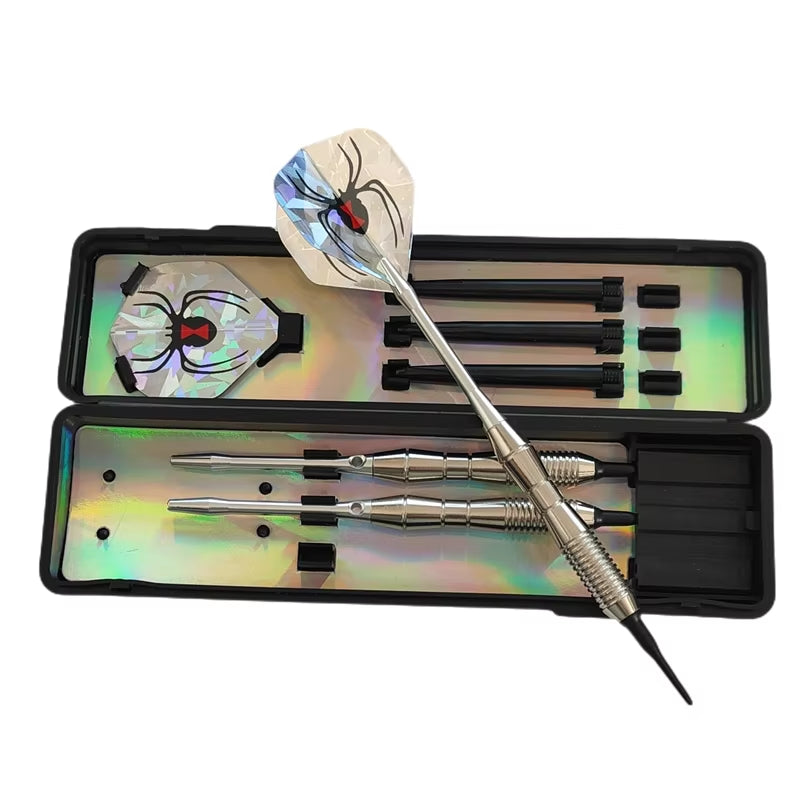 Professional Electronic Soft Tip Darts 18G Darts with Aluminum Alloy Shaft Purple Color