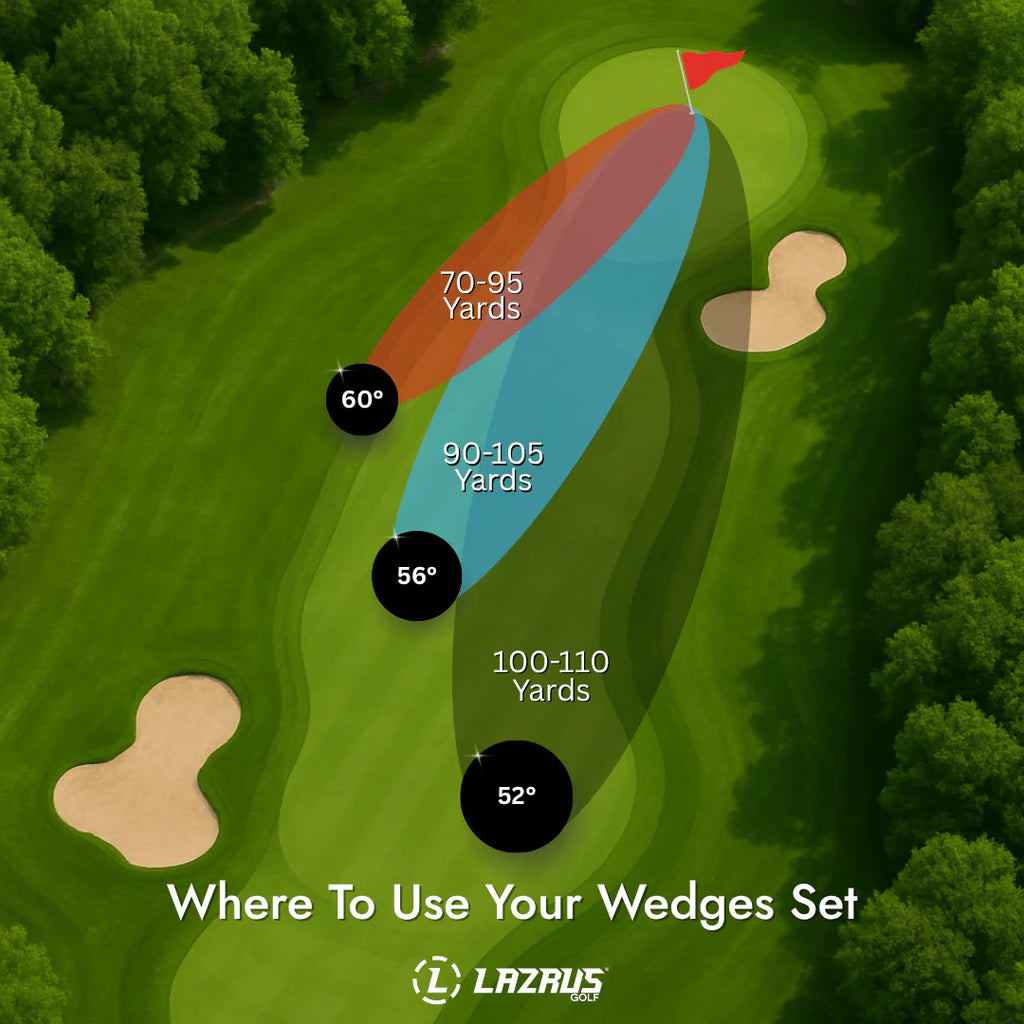 Wedges Set or Individual - Forged 52, 56, 60 | Gap, Sand, Lob Wedge (Right or Left Hand)