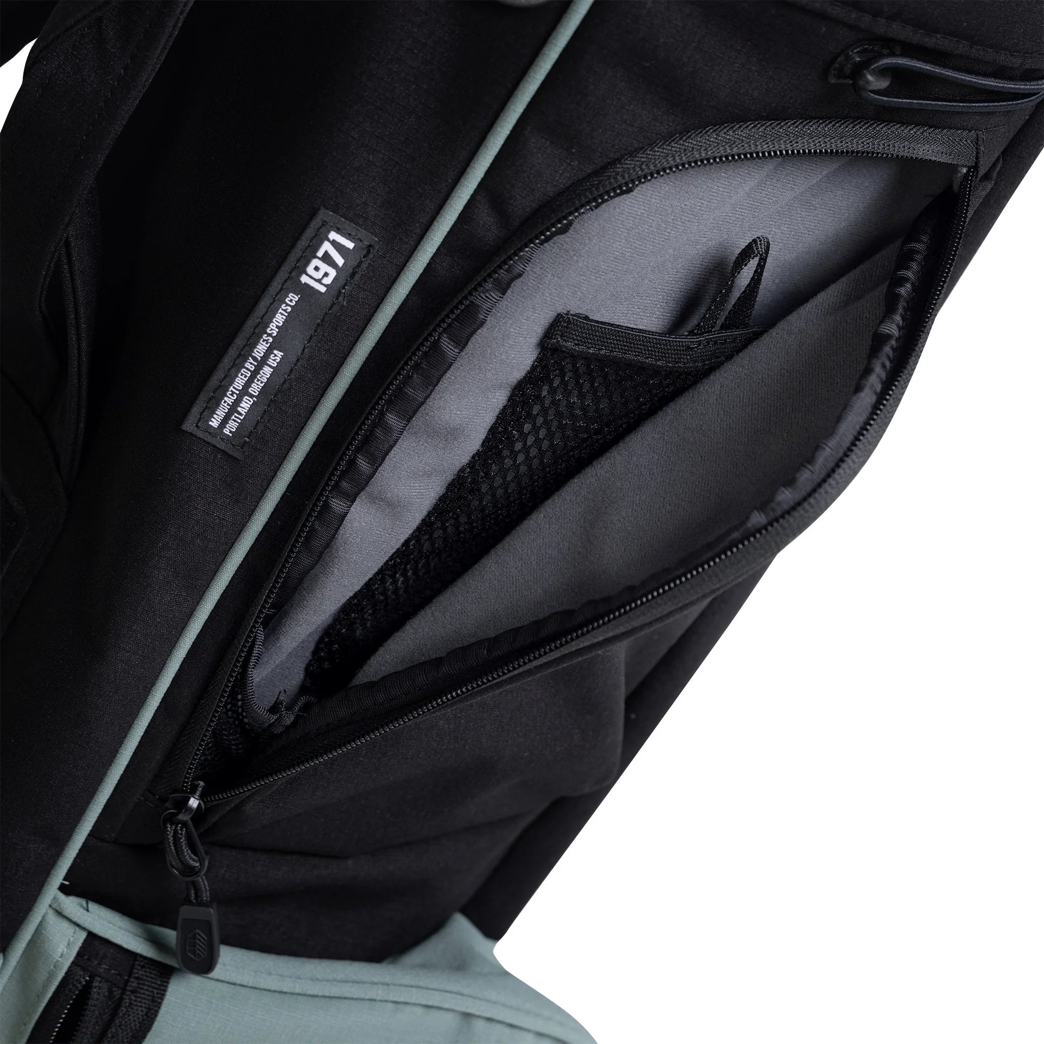 Rover Stand Bag - Black/Sage Leaf