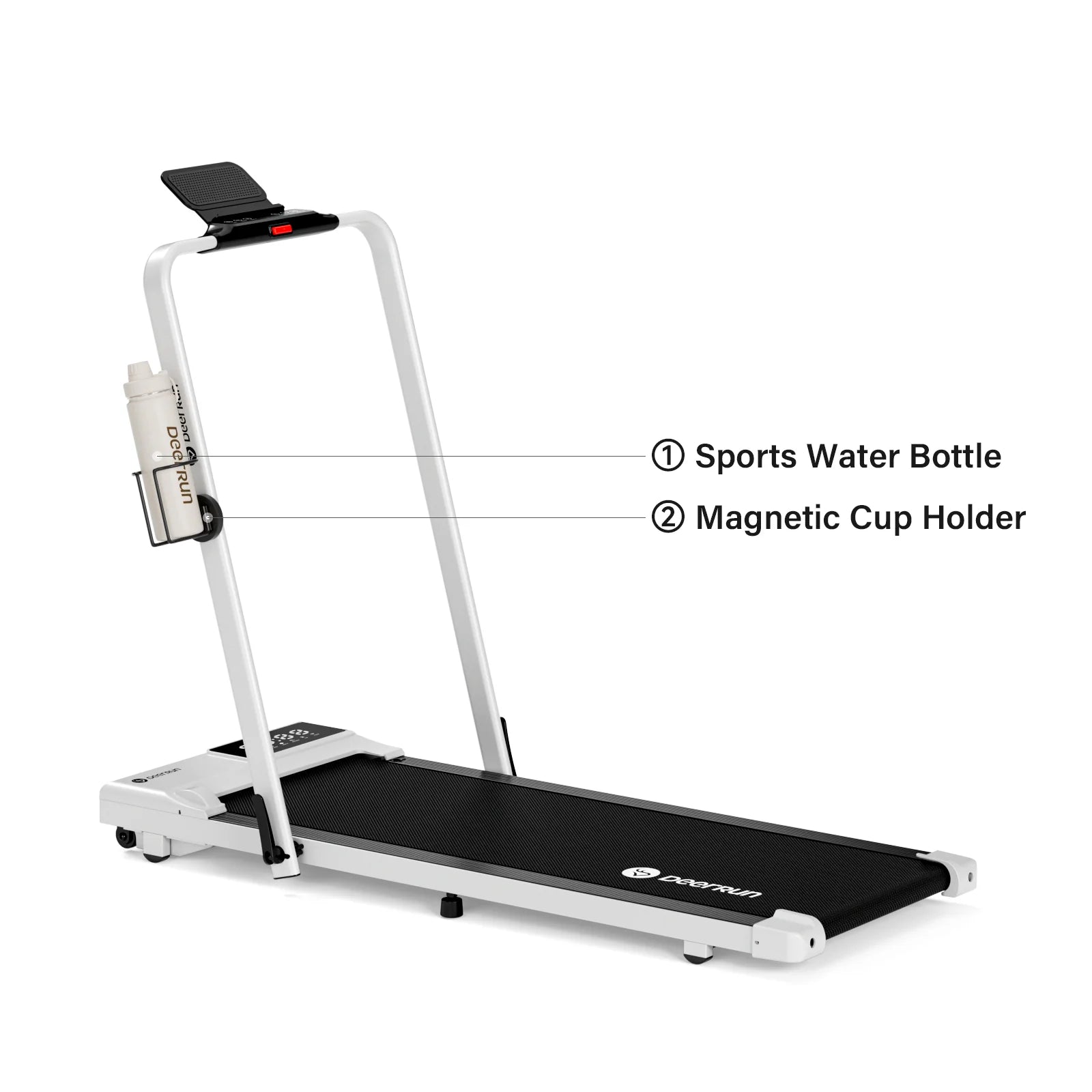 Deerrun A5 Pro Smart 2-In-1 Folding Walkingpad with Handrail