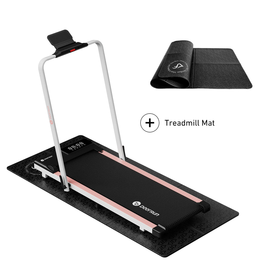 Deerrun A5 Pro Smart 2-In-1 Folding Walkingpad with Handrail