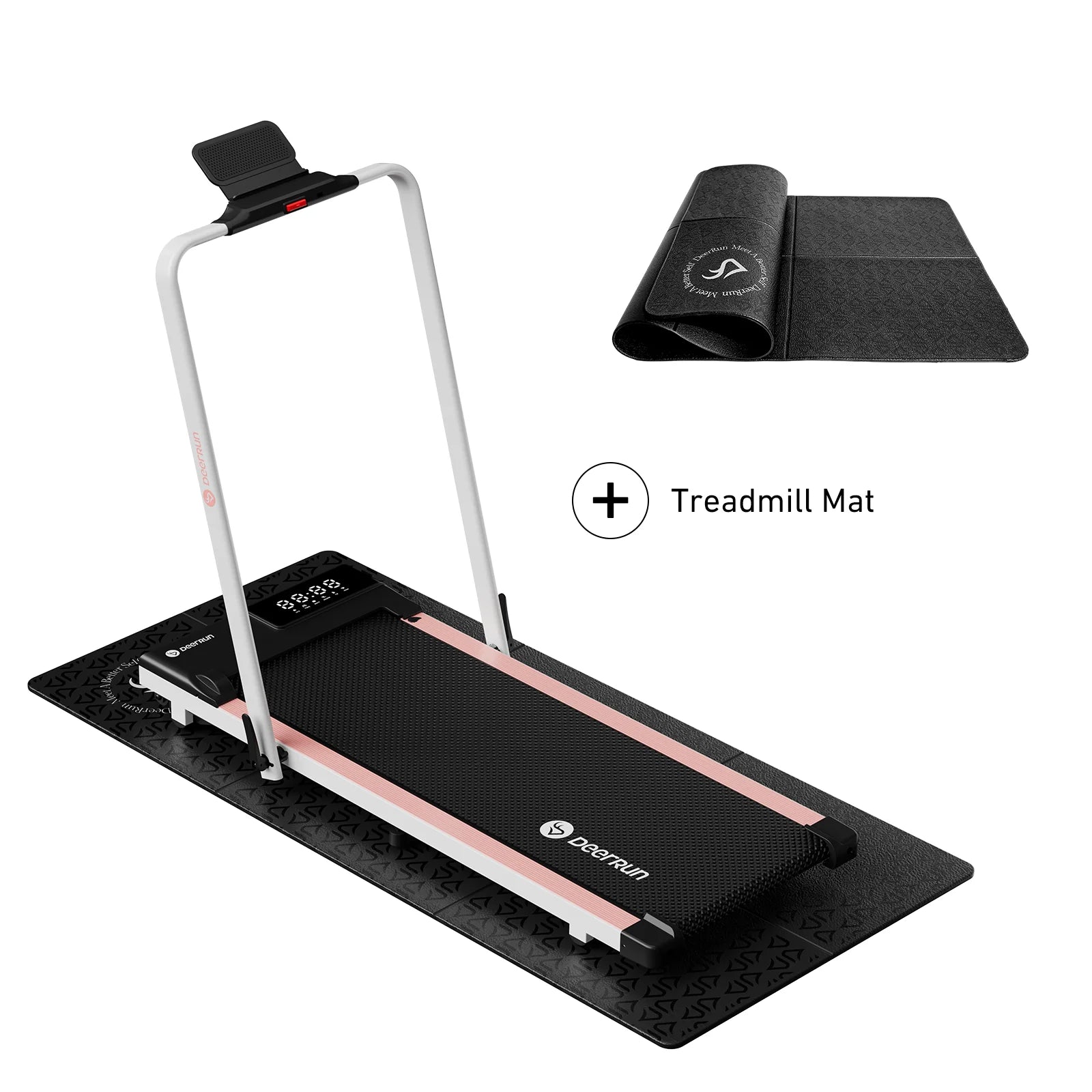 Deerrun A5 Pro Smart 2-In-1 Folding Walkingpad with Handrail