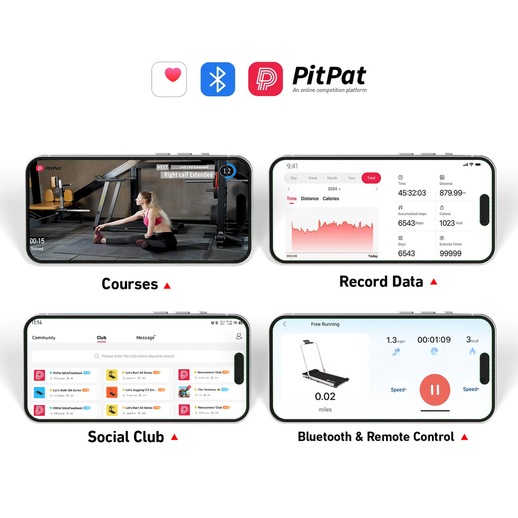 Deerrun A5 Pro Smart 2-In-1 Folding Walkingpad with Handrail