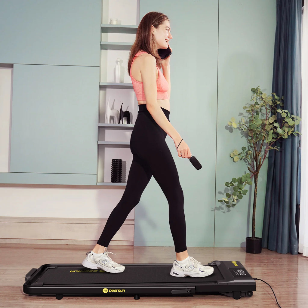 Deerrun A5 Pro Smart 2-In-1 Folding Walkingpad with Handrail